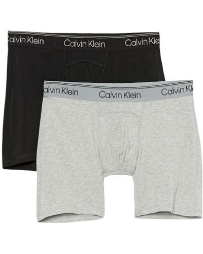 Calvin Klein Athletic Active 2-pack Boxer Brief-amazon Exclusive - Gray