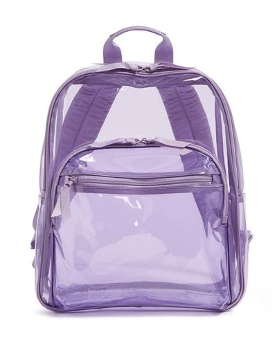 Vera Bradley Clear Large Backpack - Purple
