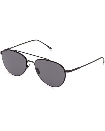 Lacoste L195s Aviator Sunglasses - Gray