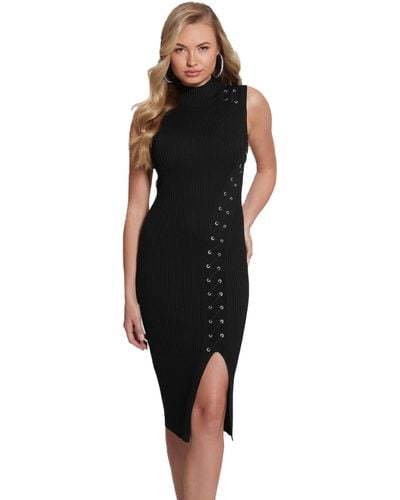 Guess Essential Louise Dress Sweater - Black
