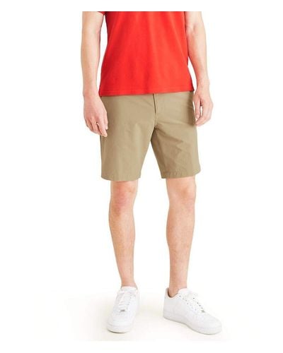 Dockers Ultimate Straight Fit Supreme Flex Shorts-legacy - Red