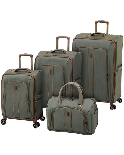 London Fog Newcastle Softside Expandable Spinner Luggage - Green