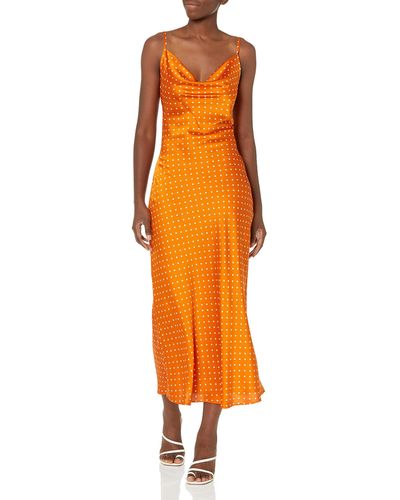 Guess Womens Akilina Slip Dress - Orange