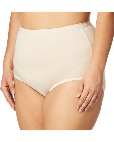 Bali Womens Stretch Panty Briefs - Natural