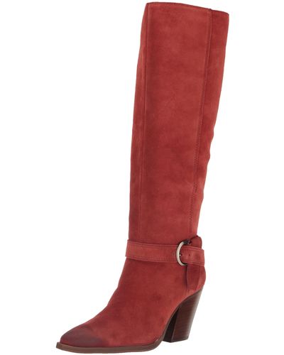 Vince Camuto Grathlyn Knee High Boot - Red