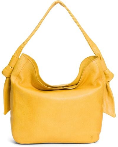 Frye S Nora Knotted Hobo Bag - Yellow
