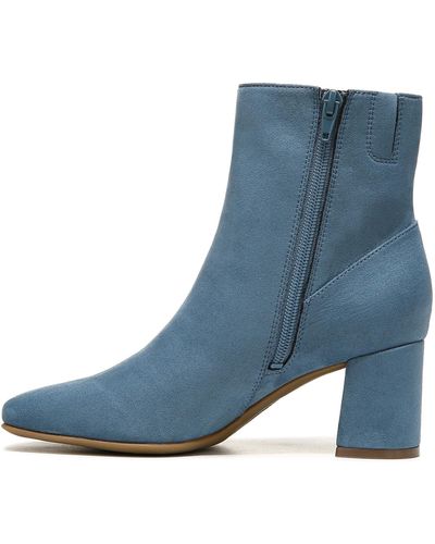 Naturalizer Wrenley Ankle Boot Blue Dusk Fabric 9 M