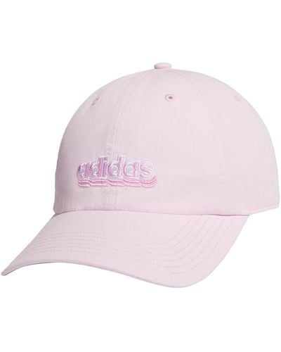 adidas Saturday Relaxed Fit Adjustable Hat - Purple