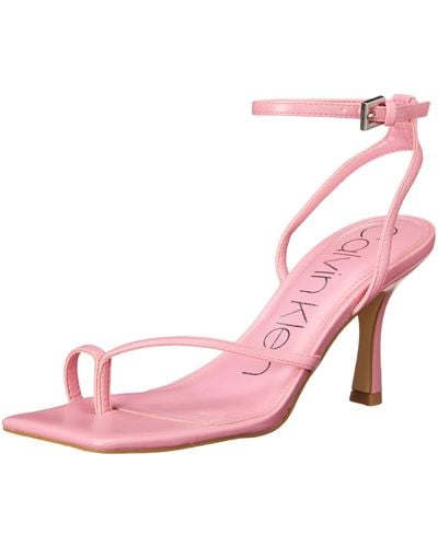 Calvin Klein Millie Heeled Sandal - Pink