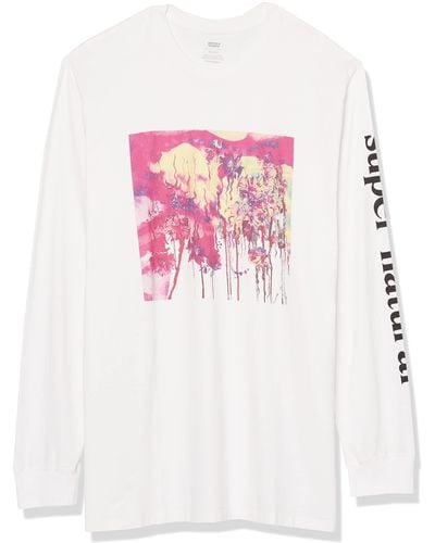 Levi's Tall Size Relaxed Graphic Long Sleeve T-shirt, - Pink