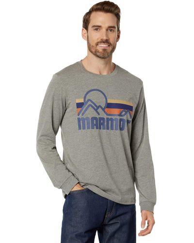 Marmot Coastal Long Sleeve T-shirt - Gray