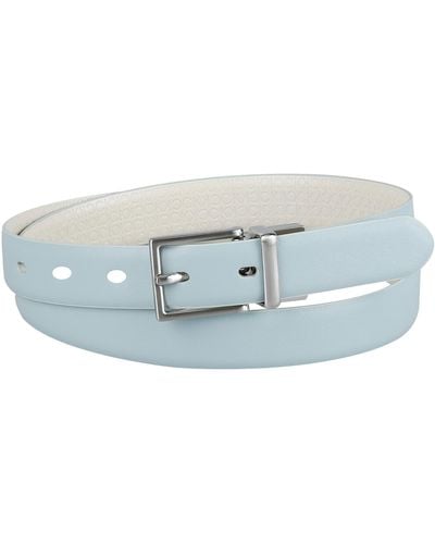 Calvin Klein Two-in-one Reversible Skinny Belt For Jeans - Blue