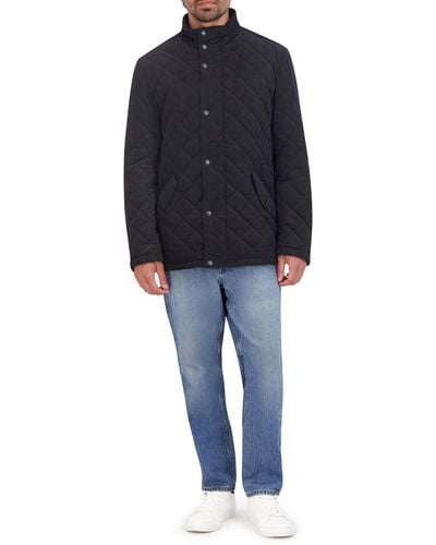 Cole Haan Quilted Corduroy Jacket - Blue