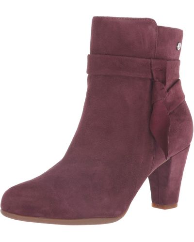Hush Puppies Meaghan Bow Boot Fashion - Purple