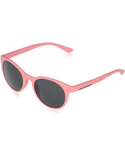 Calvin Klein EYEWEAR CK20543S-676 Sonnenbrille,Matte Pink/Solid Smoke - Schwarz