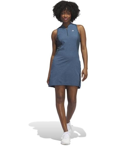 adidas Ultimate365 Tour Sleeveless Golf Dress - Blue