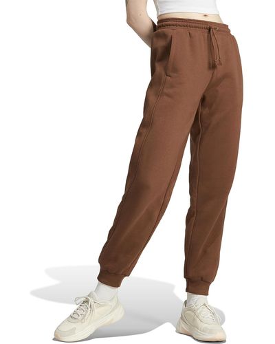 adidas All Szn Fleece Pants - Brown