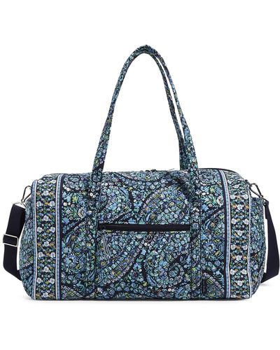 Vera Bradley Large Travel Duffle Bag - Blue