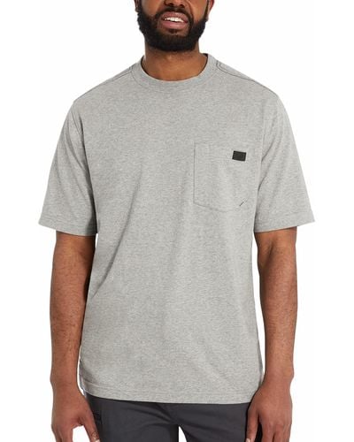 Wolverine Guardian Cotton Pocket Tee Ss - Gray