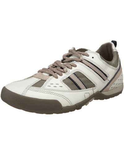 Geox Uomo Traccia Sneaker,white/beige,39 Eu - Natural