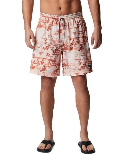 Columbia Summertide Stretch Printed Short Hiking - Pink