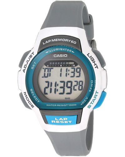 G-Shock Runner Series Digital Display Quartz Black/white Watch Lws1000h-1av - Blue