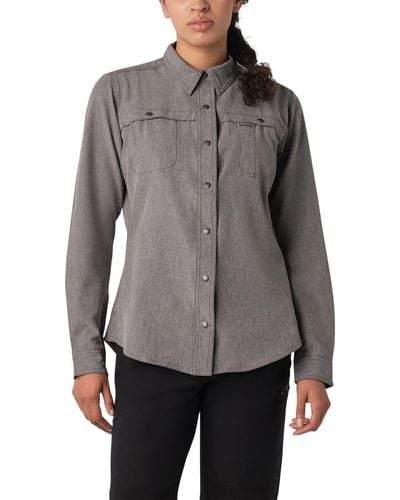 Dickies 's Cooling Roll-tab Work Shirt - Gray