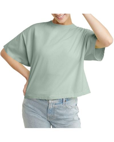 Hanes Originals Garment Washed T-shirt - Green