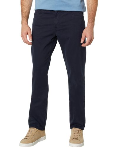 AG Jeans Everett Slim Straight Leg Twill Pants - Blue