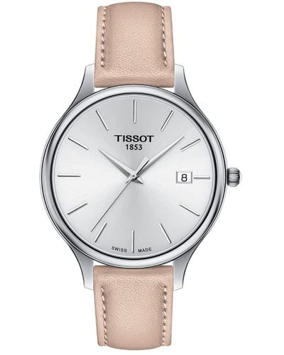 Tissot S Bella Ora 316l Stainless Steel Case Quartz Watch - Natural