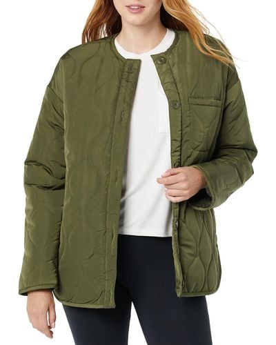 Daily Ritual Fashion Quilted Liner - Green