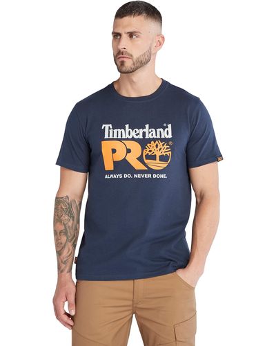 Timberland Core Chest Logo Short-sleeve T-shirt - Blue