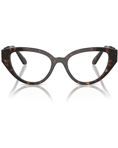 Swarovski Sk2024 Cat Eye Prescription Eyewear Frames - Black