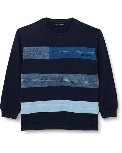 Desigual Wos Casual Sweatshirt - Blue