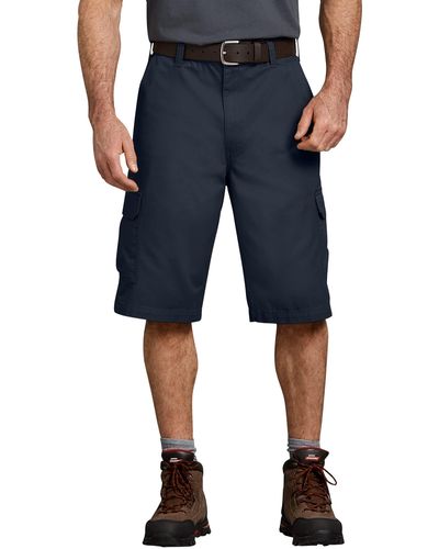 Dickies 13 Inch Loose Fit Twill Cargo Short - Blue