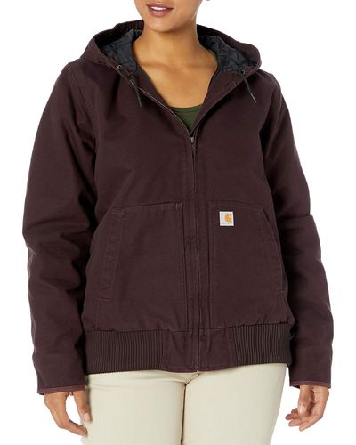 Carhartt Womensactive Jacket Wj130 - Brown