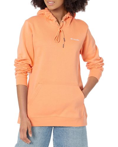 Columbia Logo Ii Hoodie Hooded Sweatshirt - Orange