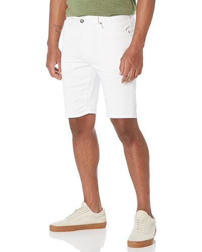 Buffalo David Bitton Parker Denim Shorts - White