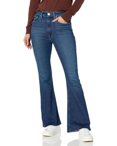 Hudson Jeans Jeans Holly High Rise Flare Jean Barefoot Length - Blue