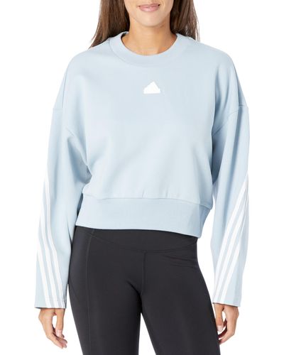 Felpe adidas Originals 3-Stripes Crew Sweatshirt Better Scarlet