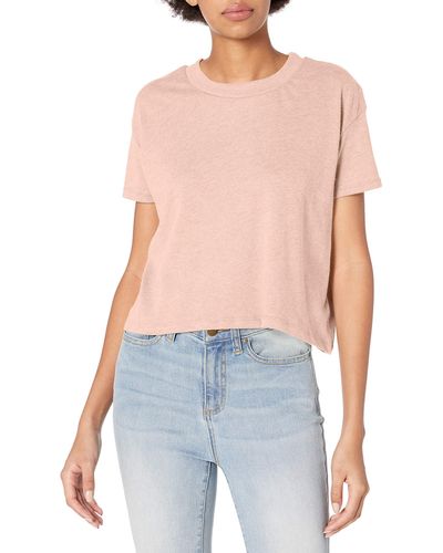 Alternative Apparel Cropped T-shirt - Pink