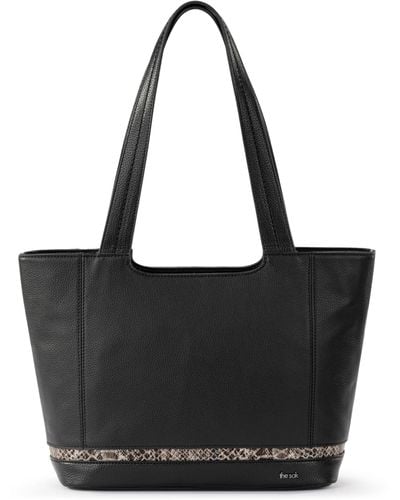 The Sak De Young Tote In Leather - Black
