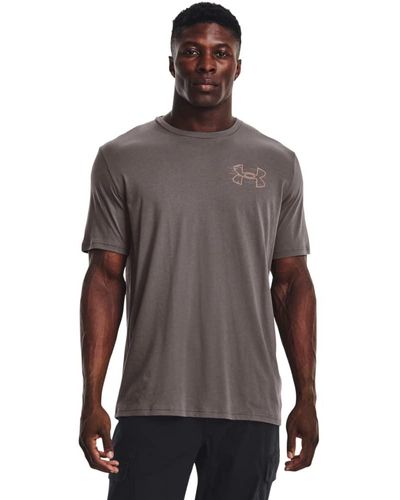 Under Armour Whitetail Skullmatic T-shirt, - Brown