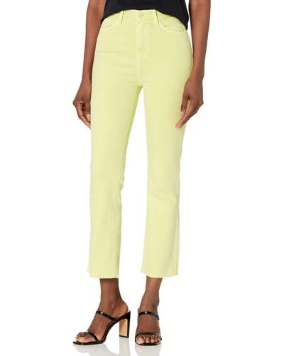 7 For All Mankind High-waist Slim Kick Jeans - Yellow