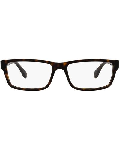 Ralph By Ralph Lauren Rl6213 Rectangular Prescription Eyewear Frames - Black