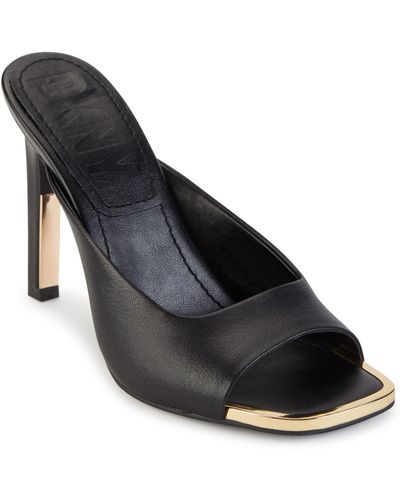 DKNY Open Fashion Pump High Heel Heeled Sandal - Black