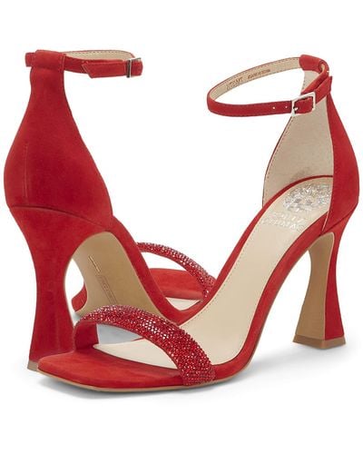 Vince Camuto Footwear Relasha Embellished Sandal Heeled - Red