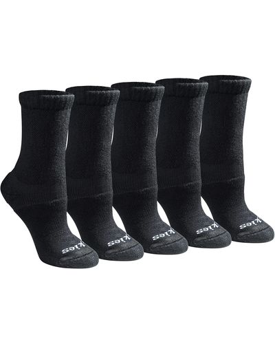 Dickies Ultimate Full-cushion Plush Crew Socks - Black