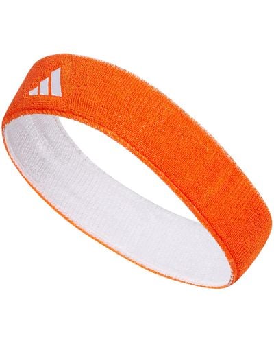 adidas Interval Reversible Terricloth Elastic Headband - Orange