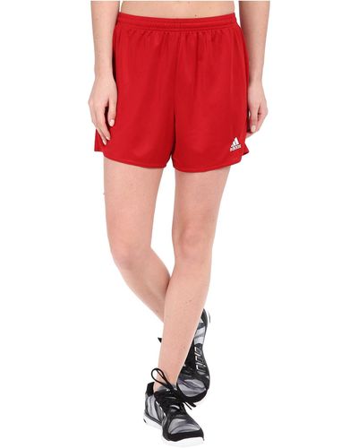 adidas Originals Womens Parma 16 Shorts Power Red/white Xx-small